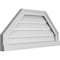 Ekena Millwork Octagonal Top Surface Mount PVC Gable Vent w/ 2"W x 2"P Brickmould Sill Frame, 30"W x 14"H GVPOT30X1403SF - alternate 4